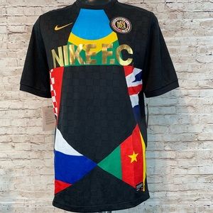 NWT Nike F.C Soccer Jersey Shirt Black Large